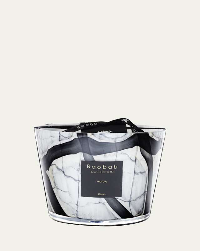 Max 10 Stones Marble Scented Candle